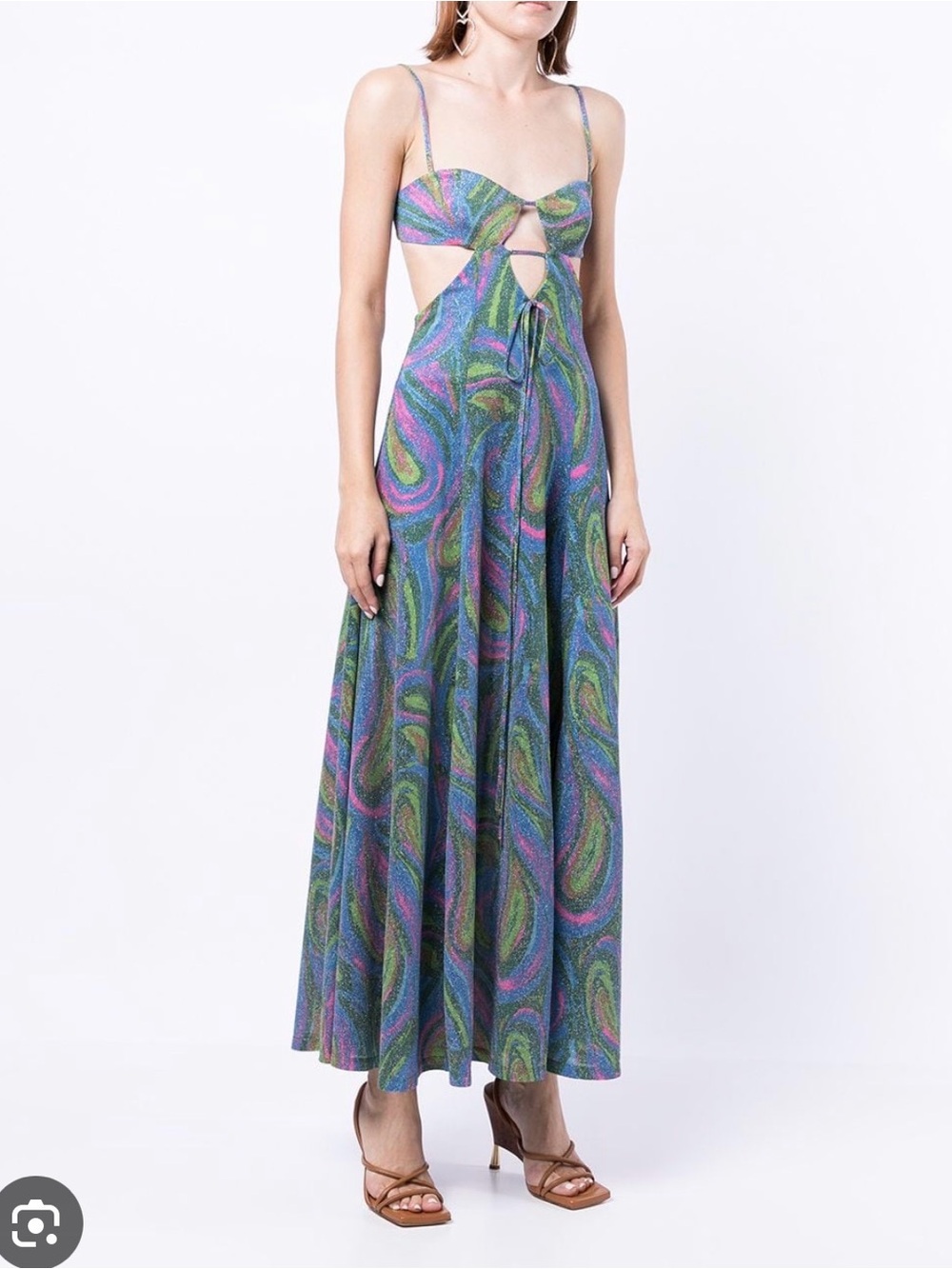 Alice McCall from Free People Swan Lake Cut-Out Dress Multicolor